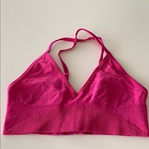lululemon hot pink awakening bra size 8